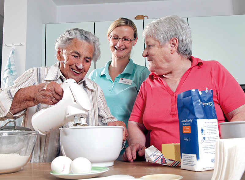 Backen im Pflegeheim Ernstthal