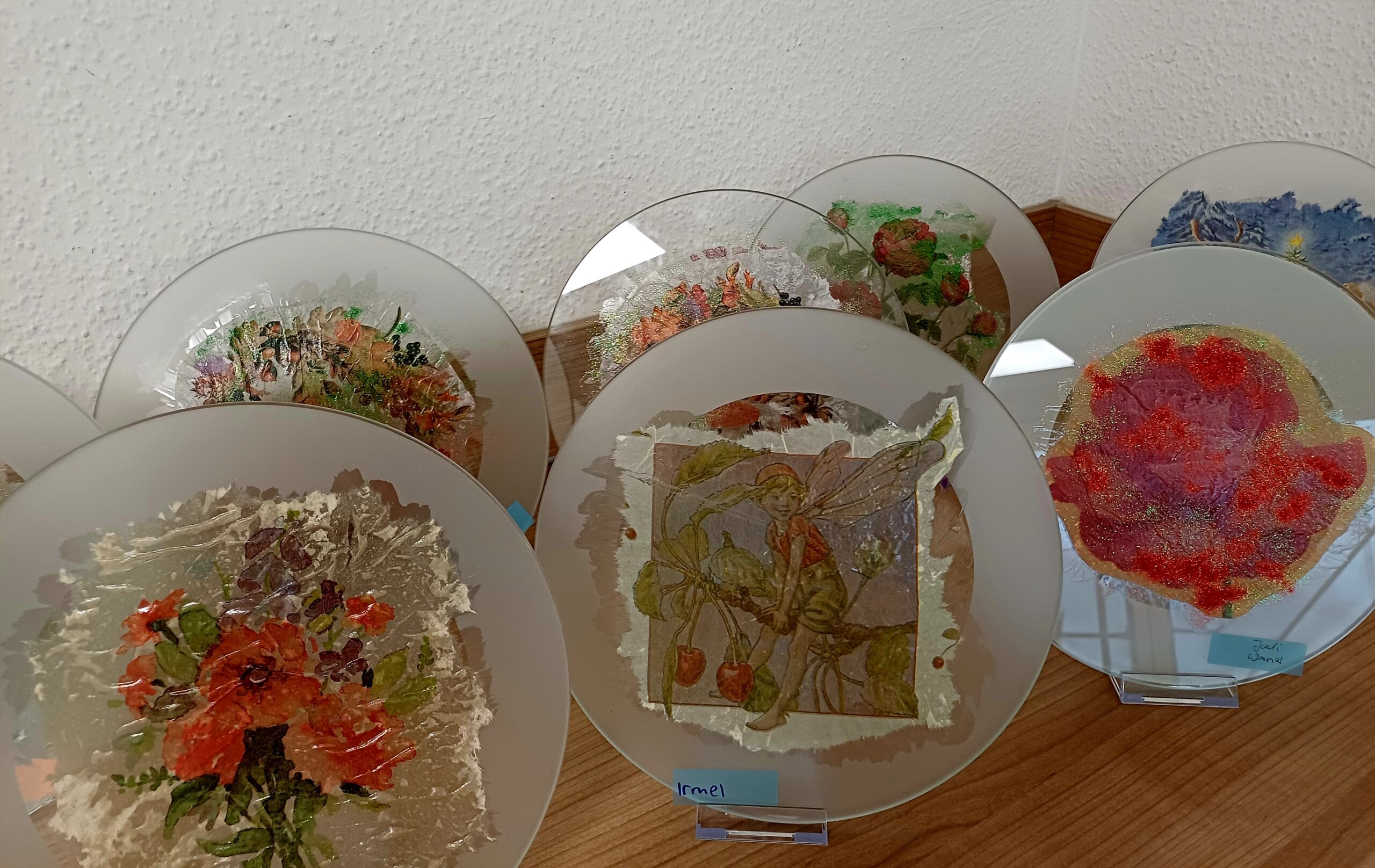 die Glasscheiben in der Nahaufnahme